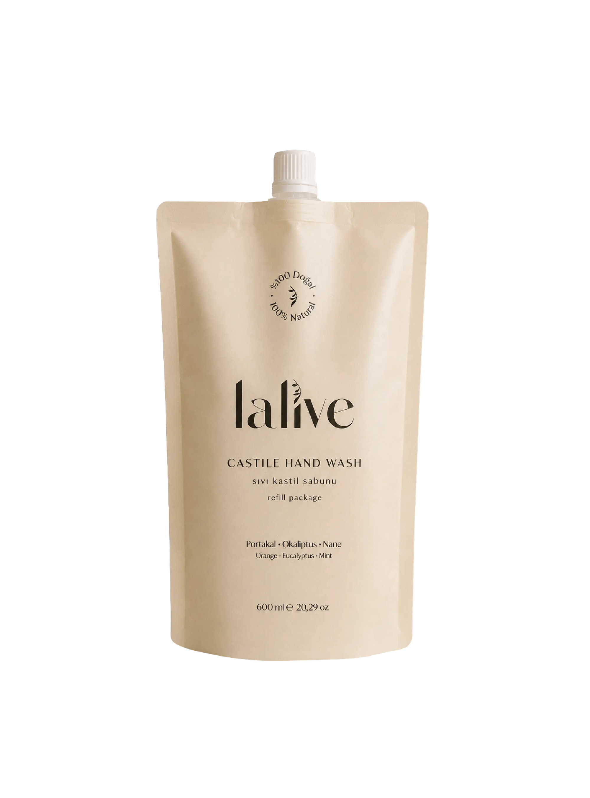 Lalive Sıvı Kastil Sabun - Portakal Refill 600 Ml