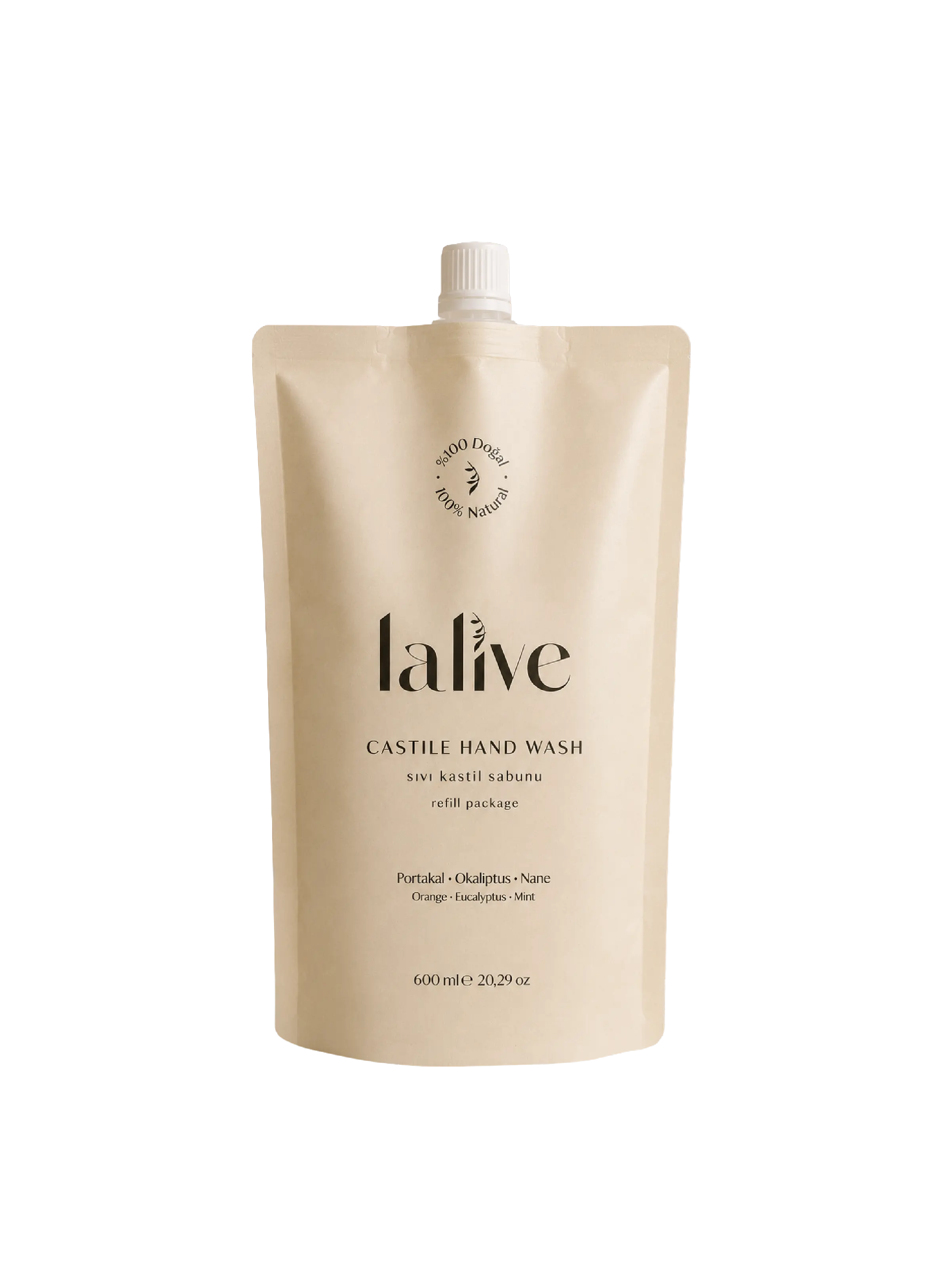 Lalive Sıvı Kastil Sabun - Portakal Refill 600 Ml