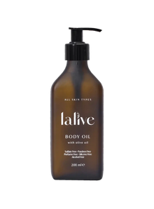Lalive Vücut Bakım Yağı 200 ML - zeytinyağı ve E vitaminli doğal nemlendirici