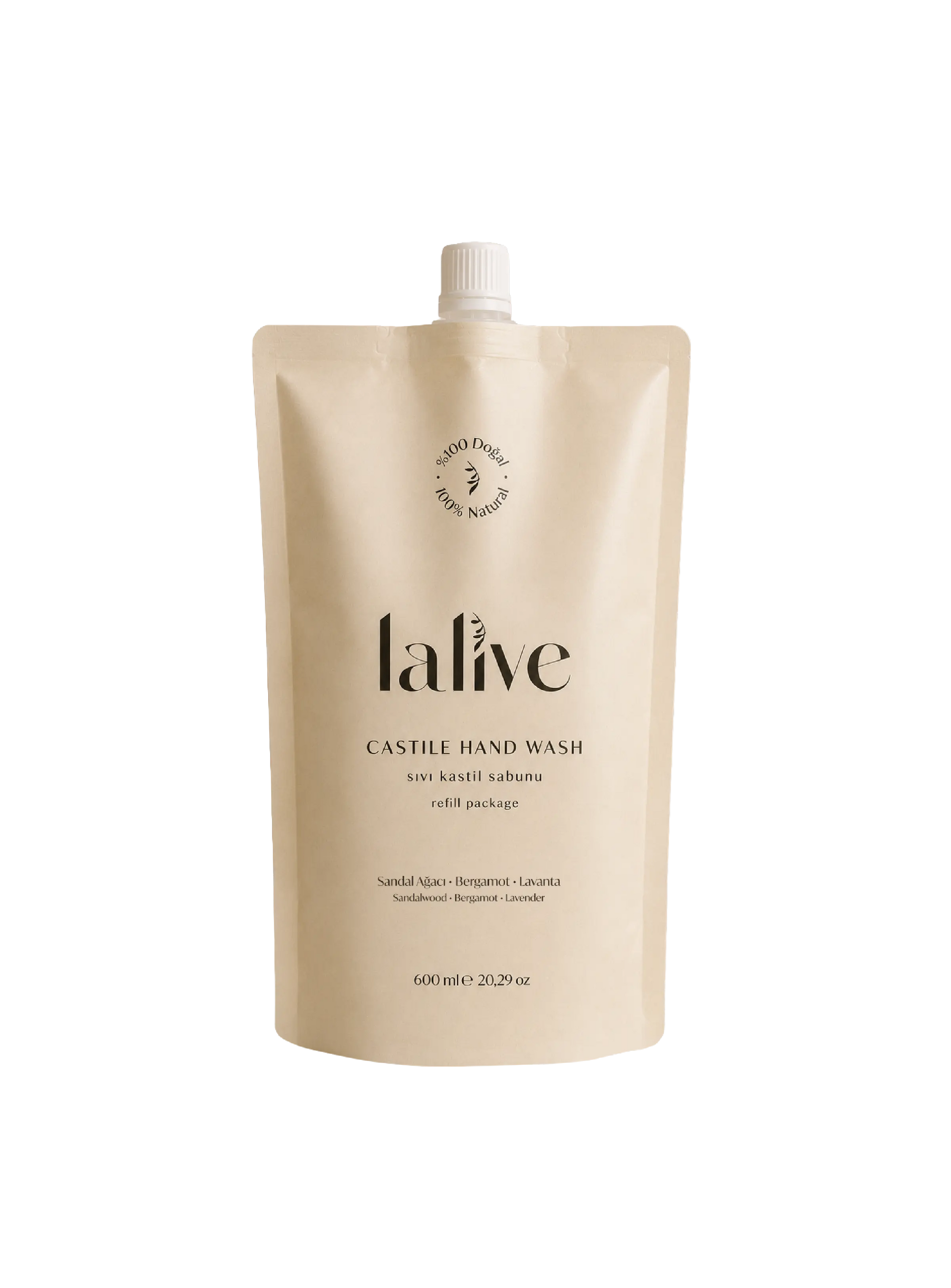 Lalive Sıvı Kastil Sabun - Sandal Ağacı Refill 600 Ml