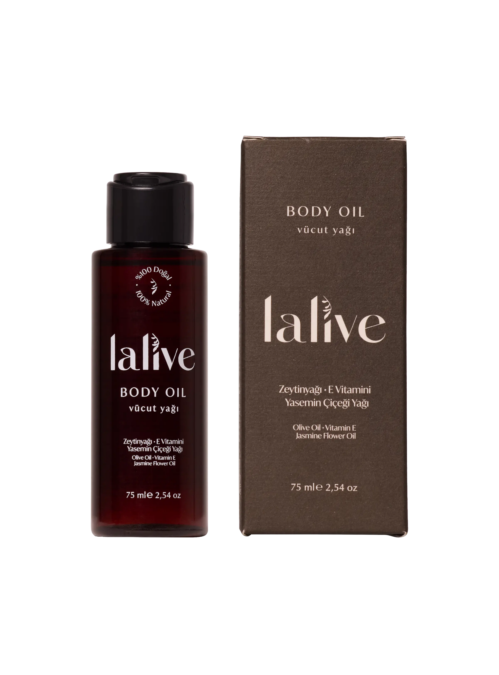 Lalive Seyahat Boy Vücut Bakım Yağı 75 ML