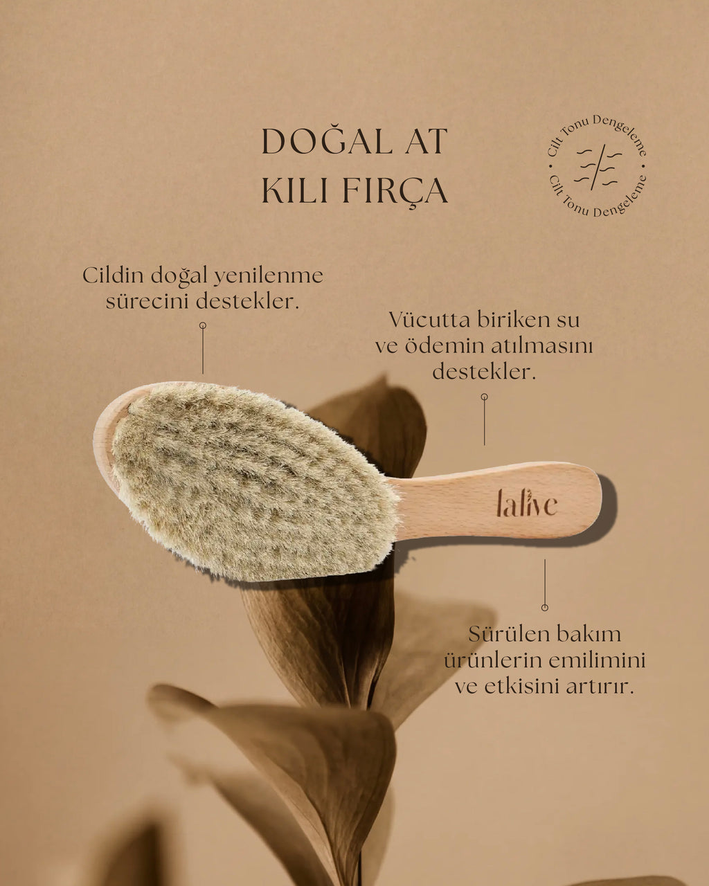 Lalive Natural Horsehair Brush
