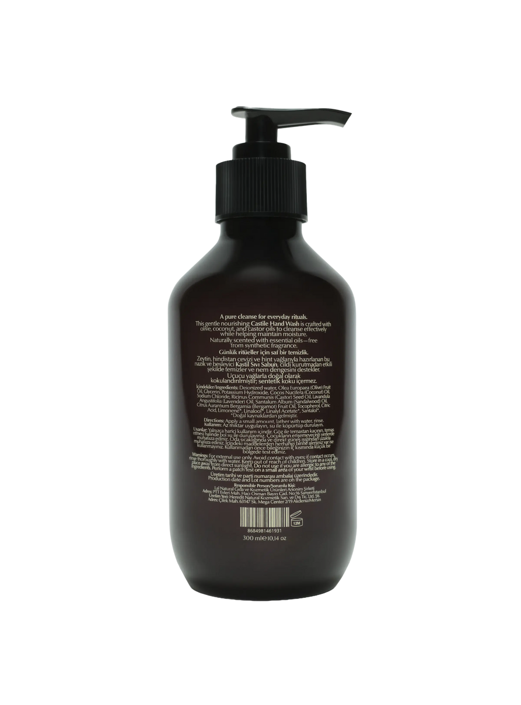 Lalive Liquid Castile Soap – Sandalwood