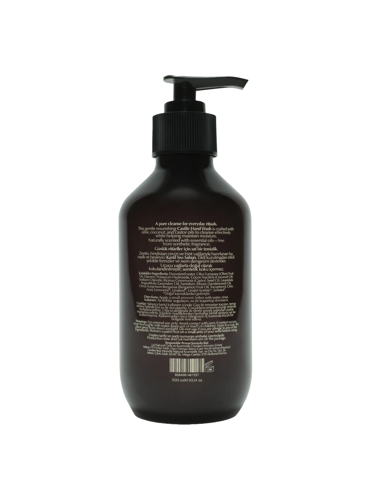 Lalive Liquid Castile Soap – Sandalwood
