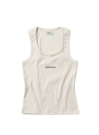 Lalive Slow Down Tank Top - White