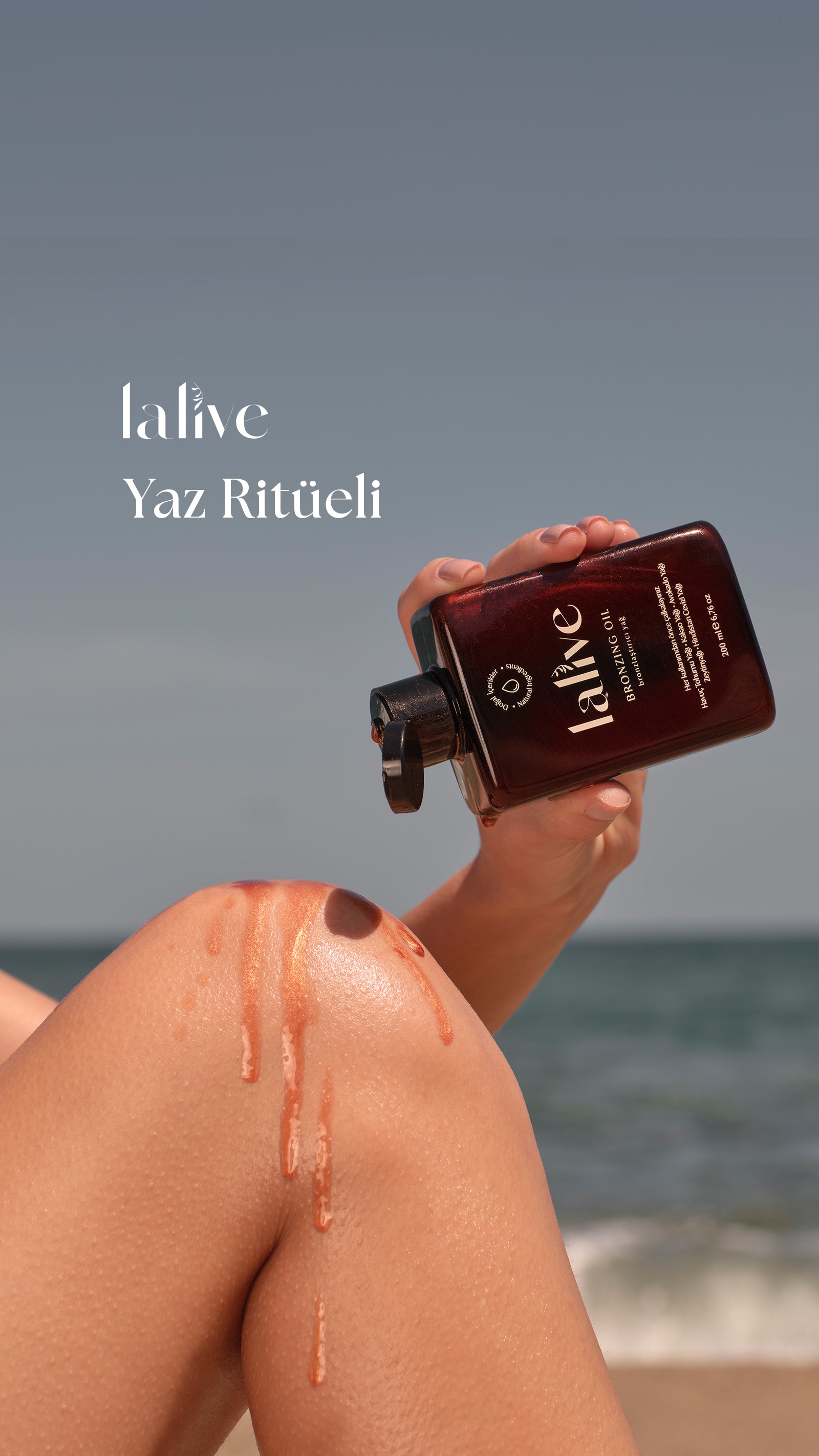 Lalive Bronzlaştırıcı Yağ – doğal bronzluk için vücut yağı