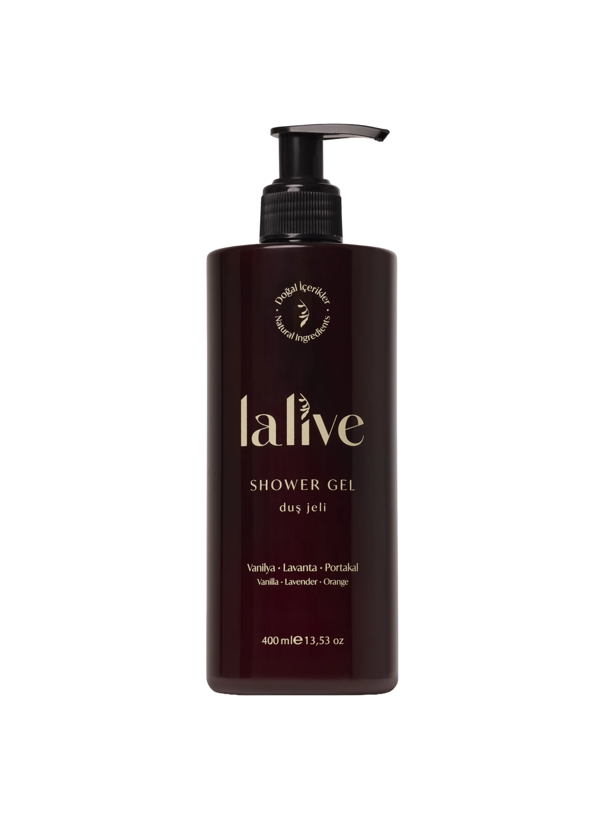 Lalive Natural Shower Gel – Vanilla & Lavender & Orange