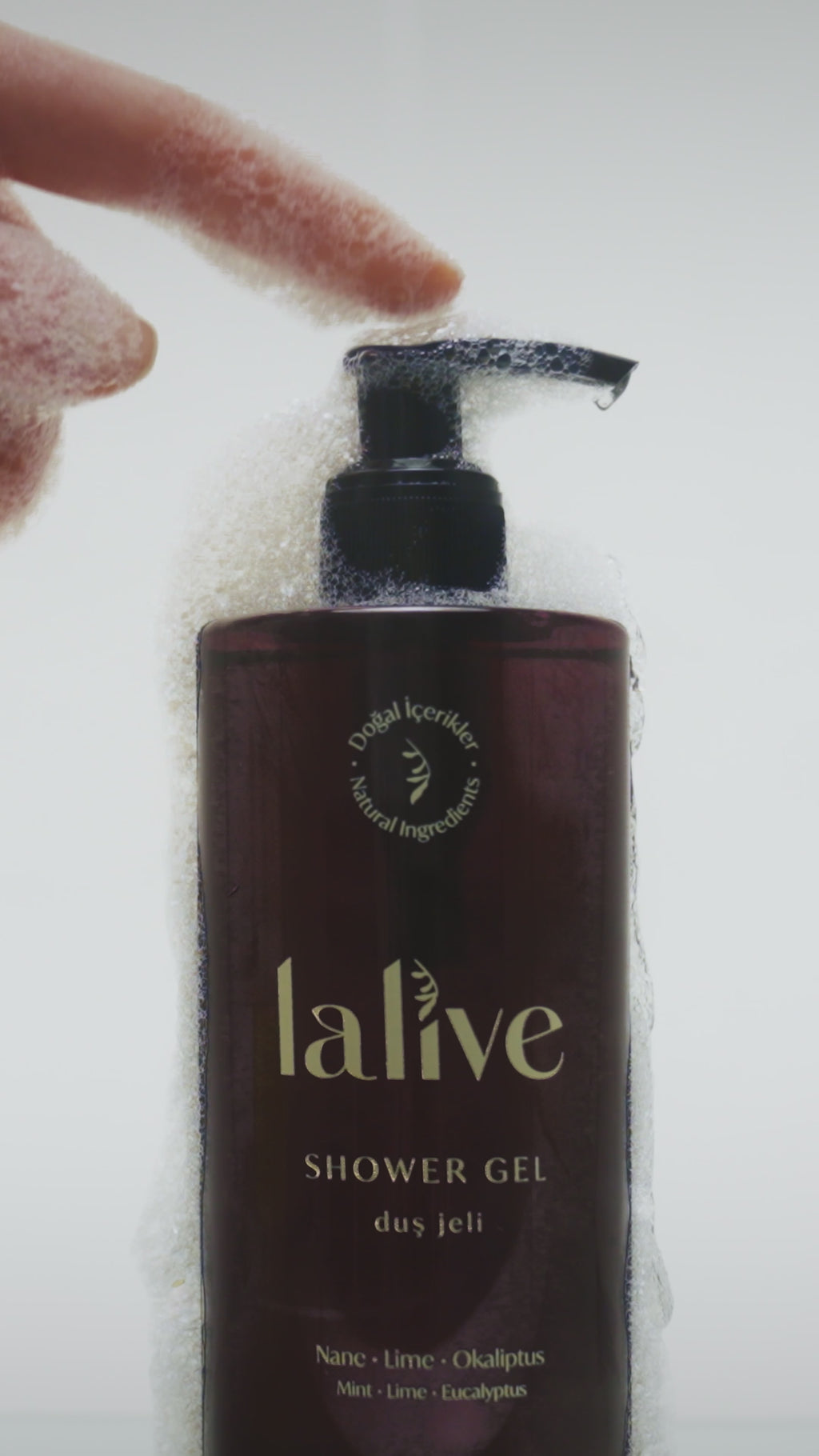 Lalive Doğal Duş Jeli – Lime & Nane & Okaliptüs