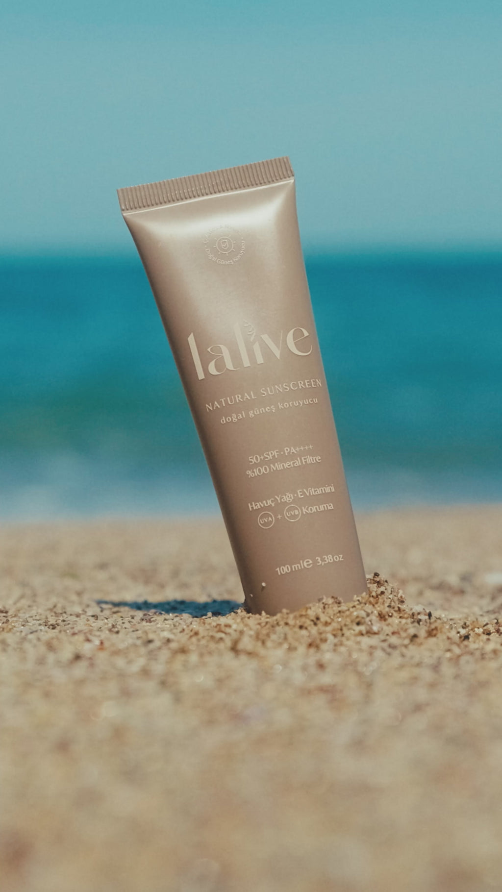 Lalive Mineral Filtre Güneş Kremi %100 Doğal 50 SPF
